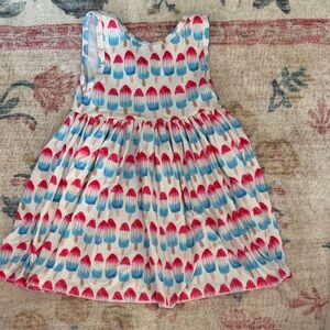 Vibrant Ice Pop Print Kids Dress